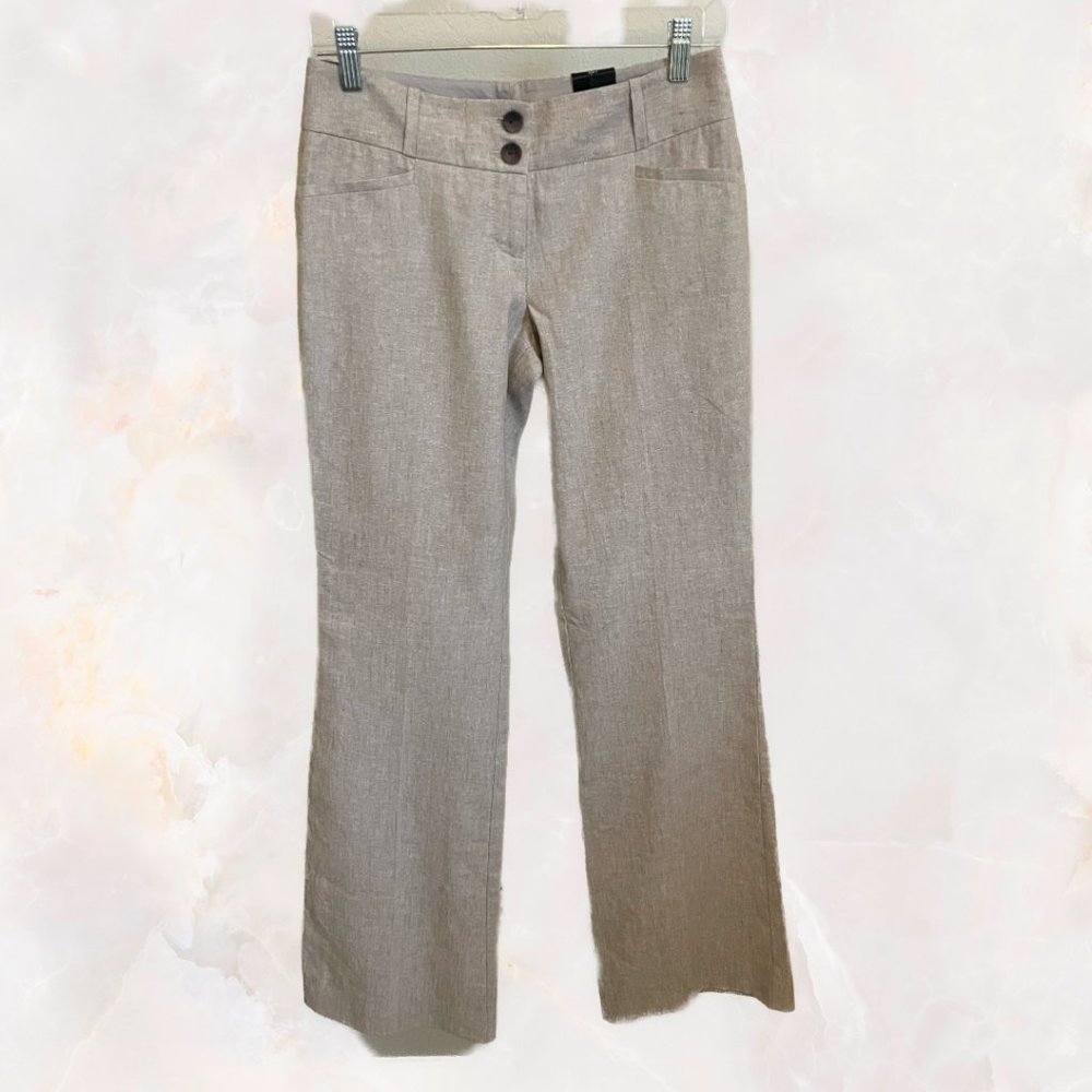 NWT - The Limited Women's Cassidy Fit Linen Slacks - Size 0